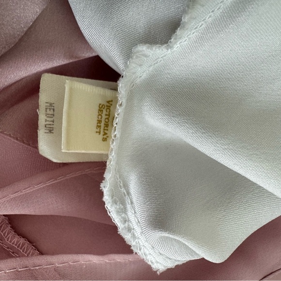 Victoria's Secret Pink and White Satin Camisole - Picture 4 of 6